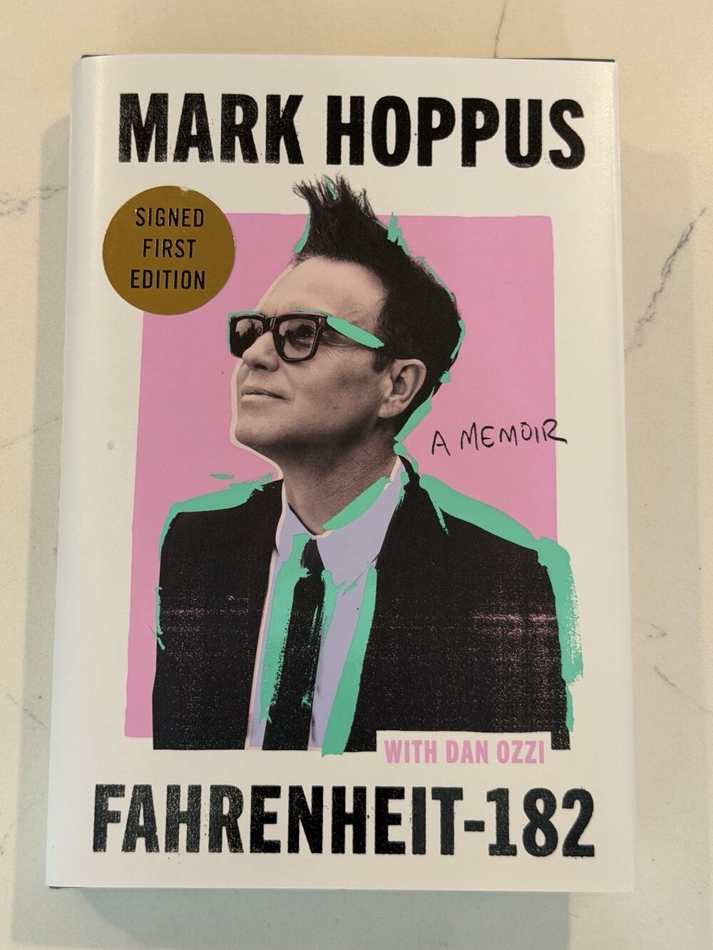 Mark Hoppus Signed Book AUTOGRAPHED Fahrenheit-182 A Memoir Blink 182 #28